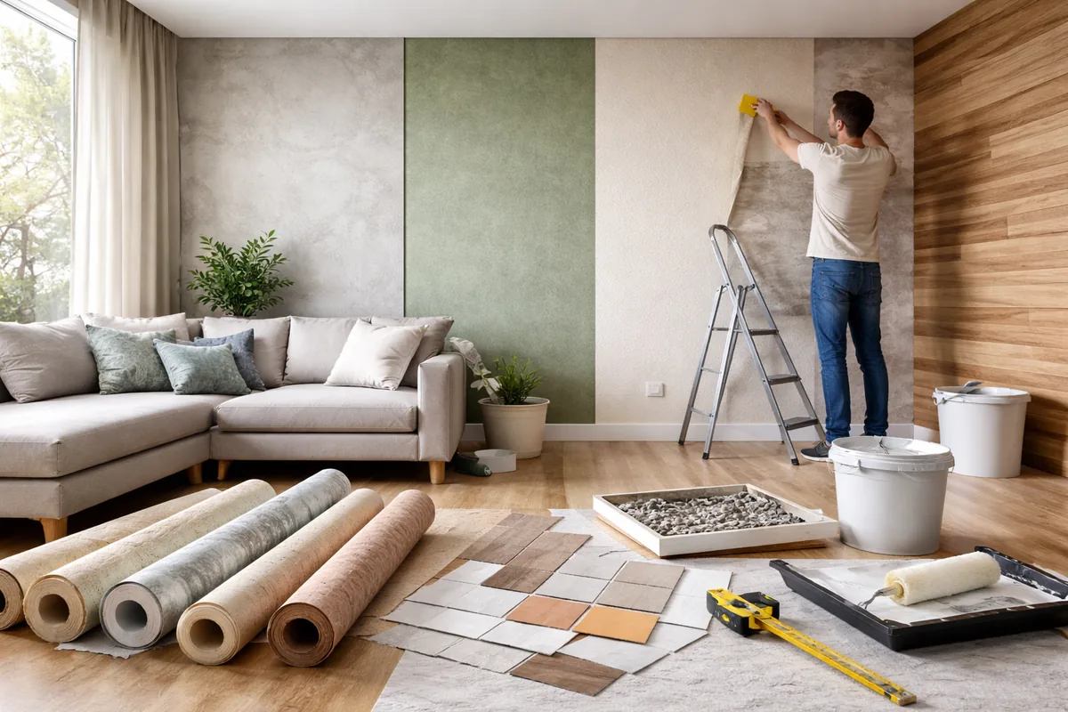 Comment choisir le bon revêtement mural pour une rénovation intérieure