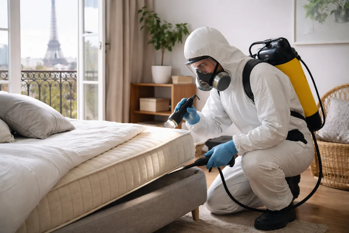 Comment se faire accompagner pour désinfecter ses punaises de lit à Paris ?