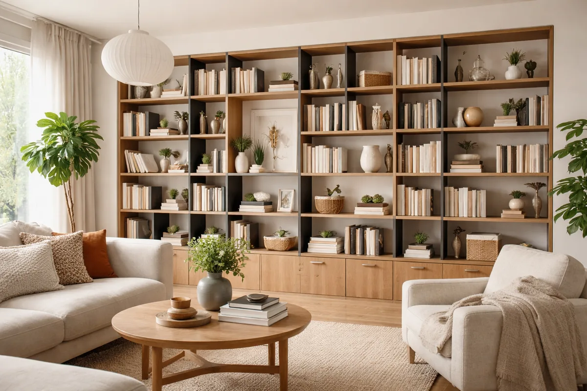 Quel type de bibliothèque choisir pour un salon généraliste