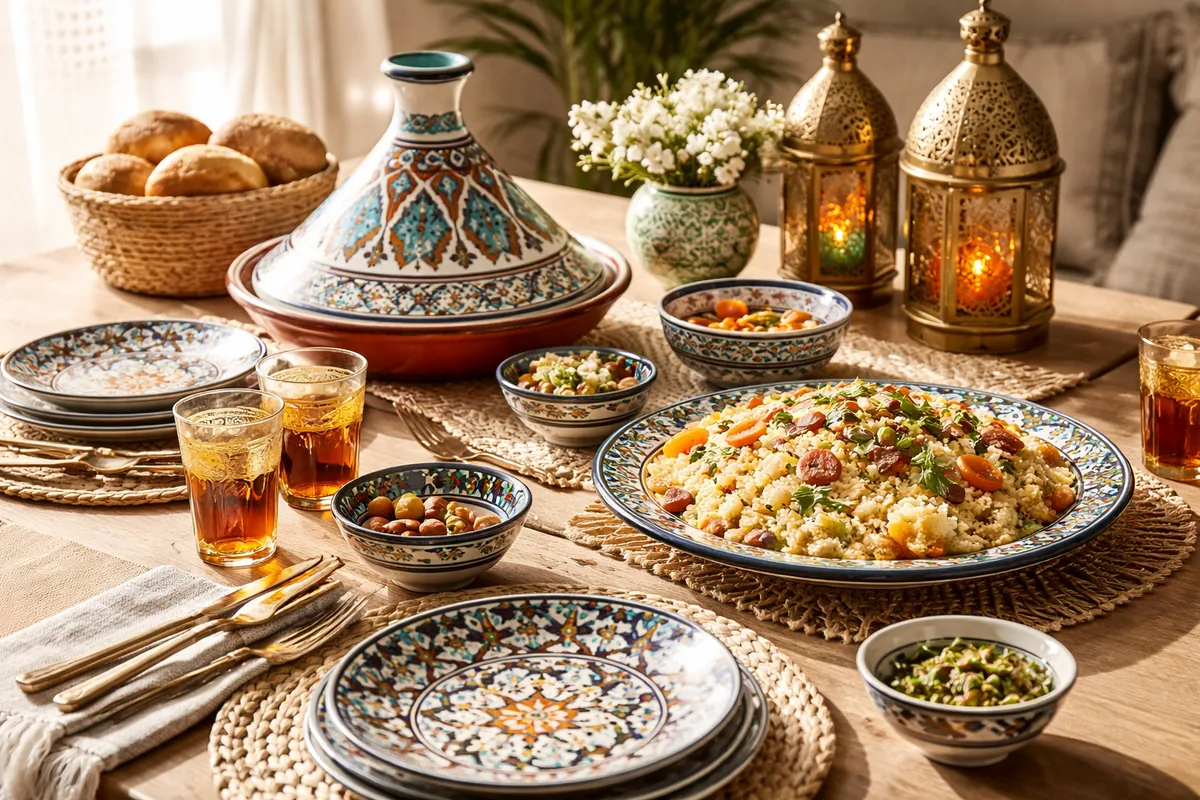 Comment utiliser l'artisanat marocain pour la décoration de votre table