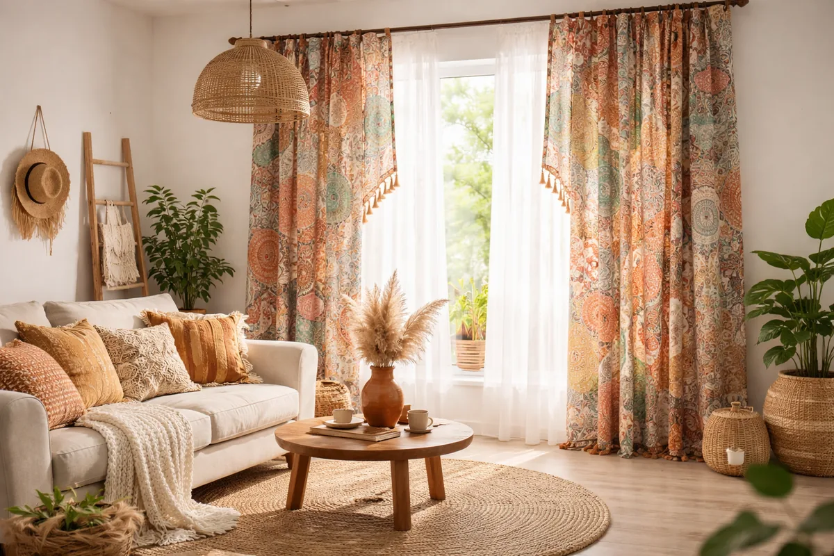 Comment choisir des rideaux bohémiens pour sublimer votre intérieur