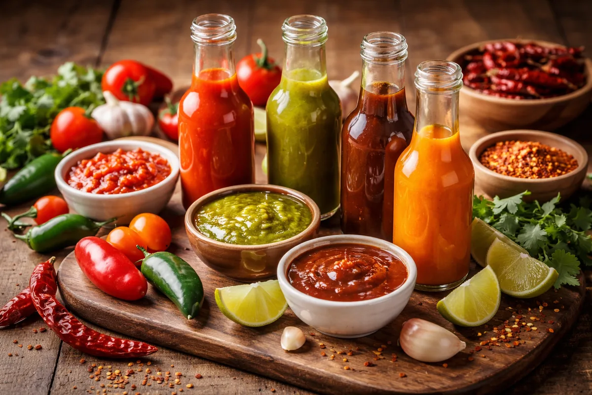 Comment distinguer les différentes sauce piquantes au Mexique